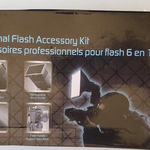 BOWER SFD006 6-IN-1 PROFESSIONAL FLASH ACCESSORY KIT